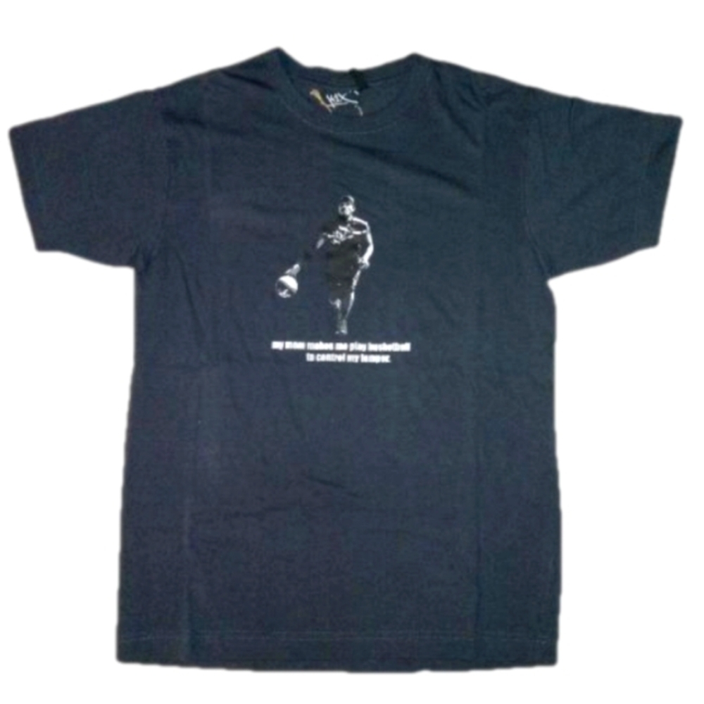 NWT RON ARTEST K1X BRAND Men's CONTROL MY Temper Tee Shirt  Med TRUE PITCH BLACK
